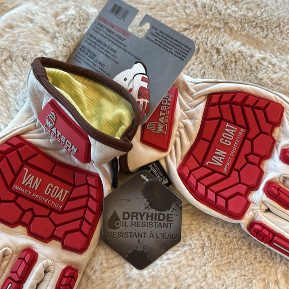 Nwt. Goat hide gloves. Cut resistant - Picture 2 of 6